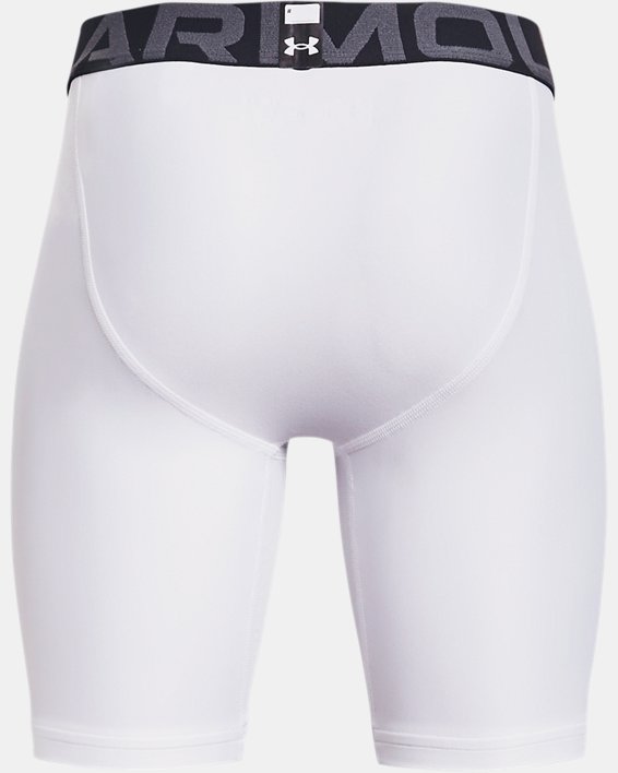 Boys' HeatGear® Armour Shorts, White, pdpMainDesktop image number 1